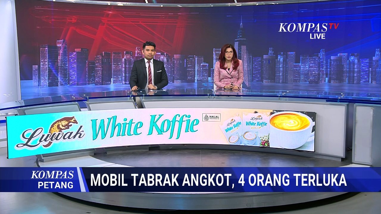 Saksi Ceritakan Kronologi Mobil Travel Tabrak Angkot di Pandeglang, 4 Orang Terluka | KOMPAS PETANG