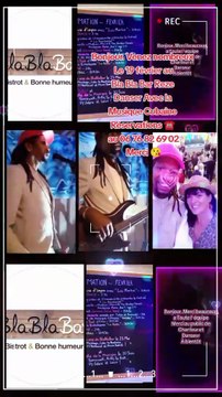 Bonjour 🌞 Venez nombreux comme d'habitude au Bla Bla Bar à Rezé le 19 février pour un concert de musique Cubaine et Latine à partir de 20 h 30. Venez danser et chanter Réservations ☎️ au 06 76 82 69 02Merci d' avance 😘
