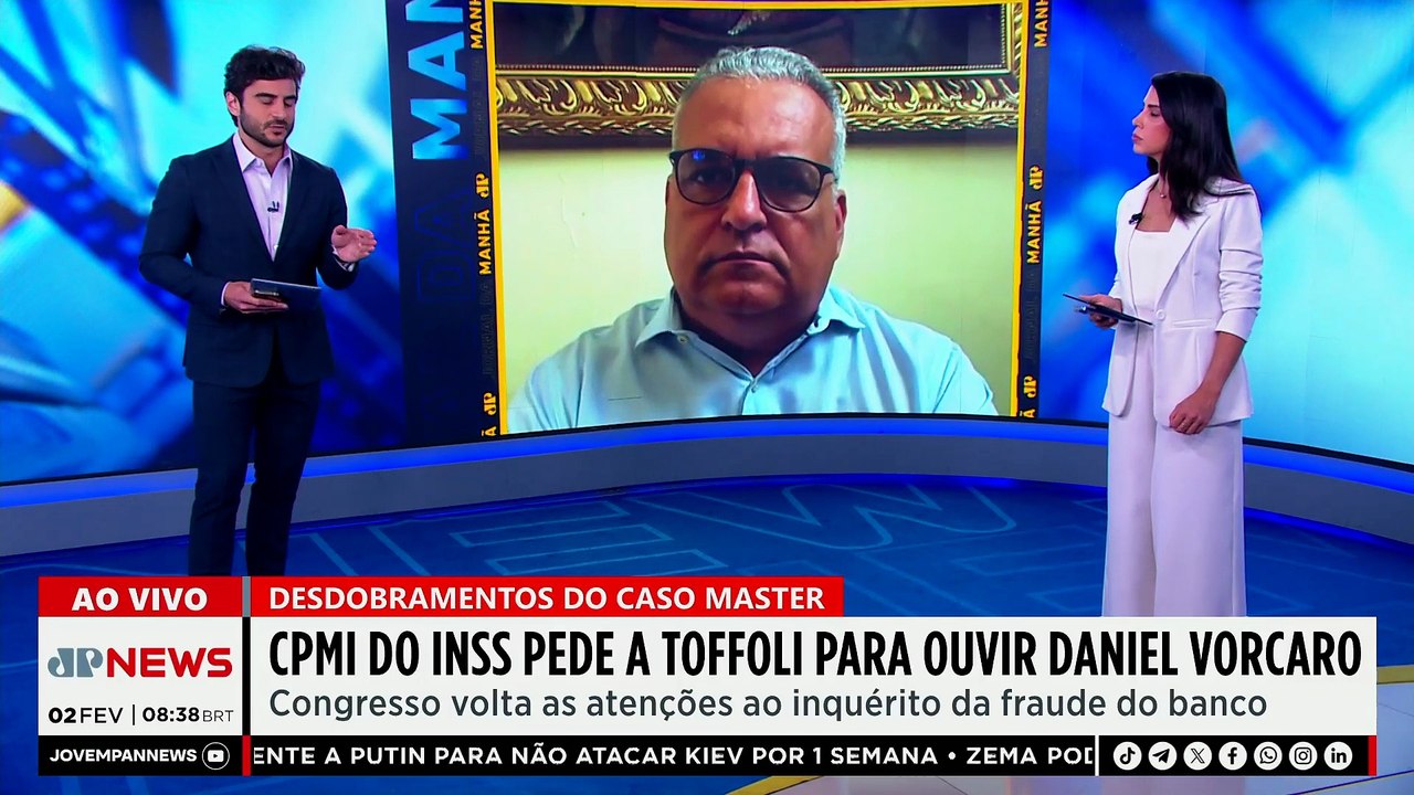 CPMI do INSS diz a Toffoli que precisa do depoimento de Vorcaro; deputado comenta