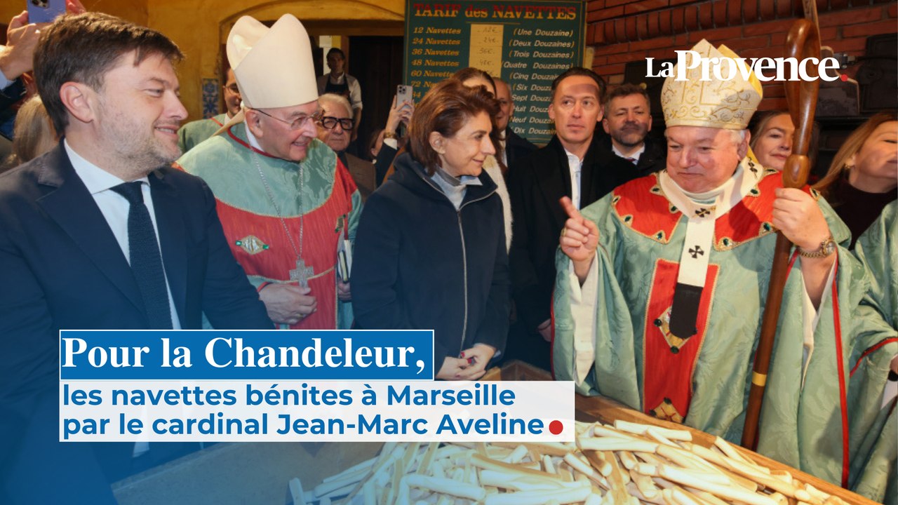 Pour la Chandeleur, les navettes bénites à Marseille par le cardinal Jean-Marc Aveline