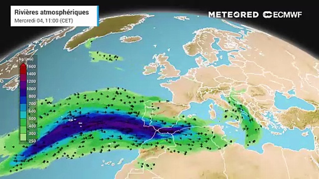 Rivières atmosphériques : vers une succession de perturbations à perte de vue