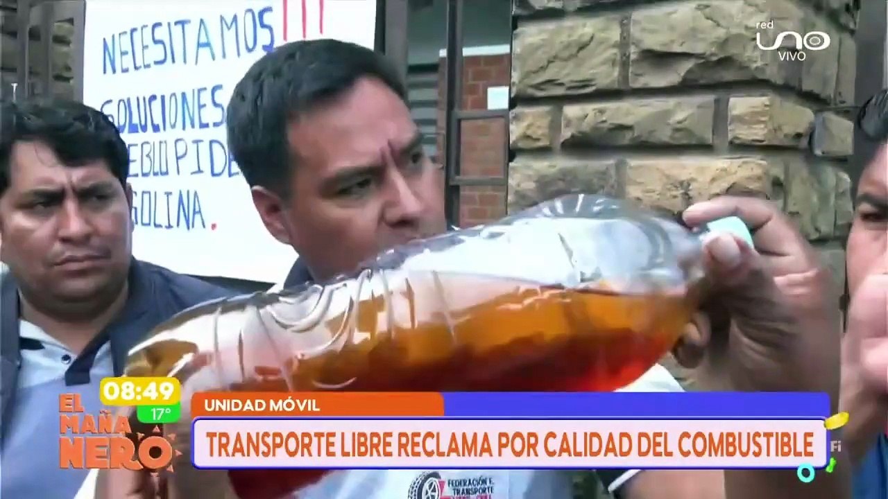 LIBRES RECLAMAN POR LA CALIDAD DE COMBUSIBLE