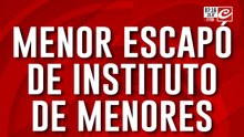 Se filmó escapando de un instituto de menores y subió el video a las redes