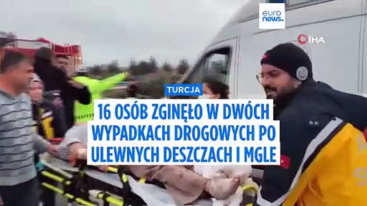 Tragiczny wypadek autobusu międzymiastowego w Turcji, dziewięć osób nie żyje, siedem jest rannych
