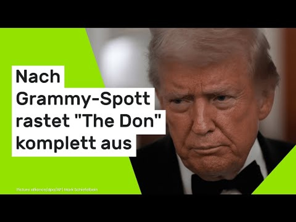 Donald Trump: 'Totaler Verlierer!' Nach Grammy-Spott rastet 'The Don' komplett aus