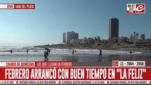 Recambi turístico: febrero arrancó con buen tiempo en la Costa Atlántica