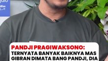 Pandji Pragiwaksono: Mas Gibran gak ada hubungin gua, berarti dia gak tersinggung