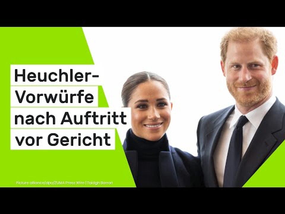 Harry und Meghan: Heuchler-Vorwürfe nach Auftritt vor Gericht - Royals erneut im Kreuzfeuer
