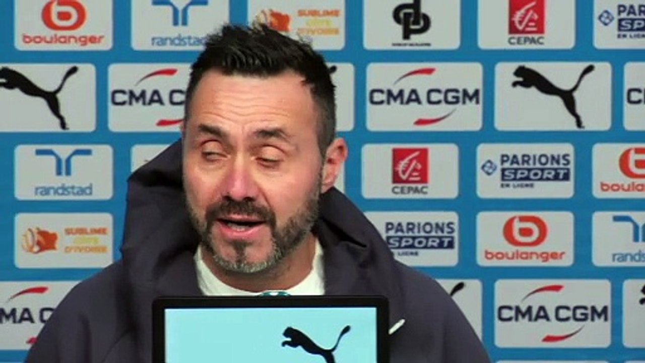 Roberto De Zerbi : « Certains transferts se font pour des raisons techniques, et d'autres pour des raisons économiques » - Foot - Transferts - OM