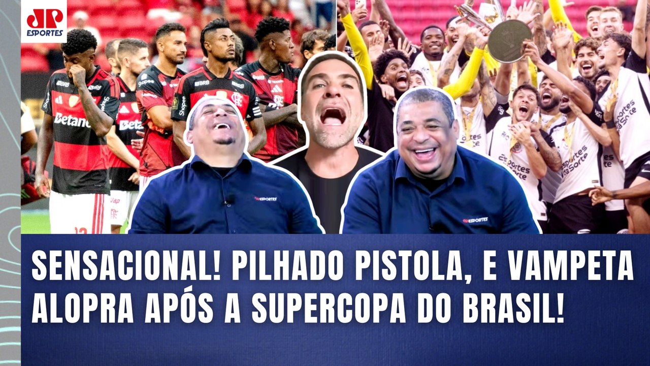 PILHADO PISTOLA, DETONA GERAL e é ALOPRADO por VAMPETA após FLAMENGO SER VICE pro CORINTHIANS!