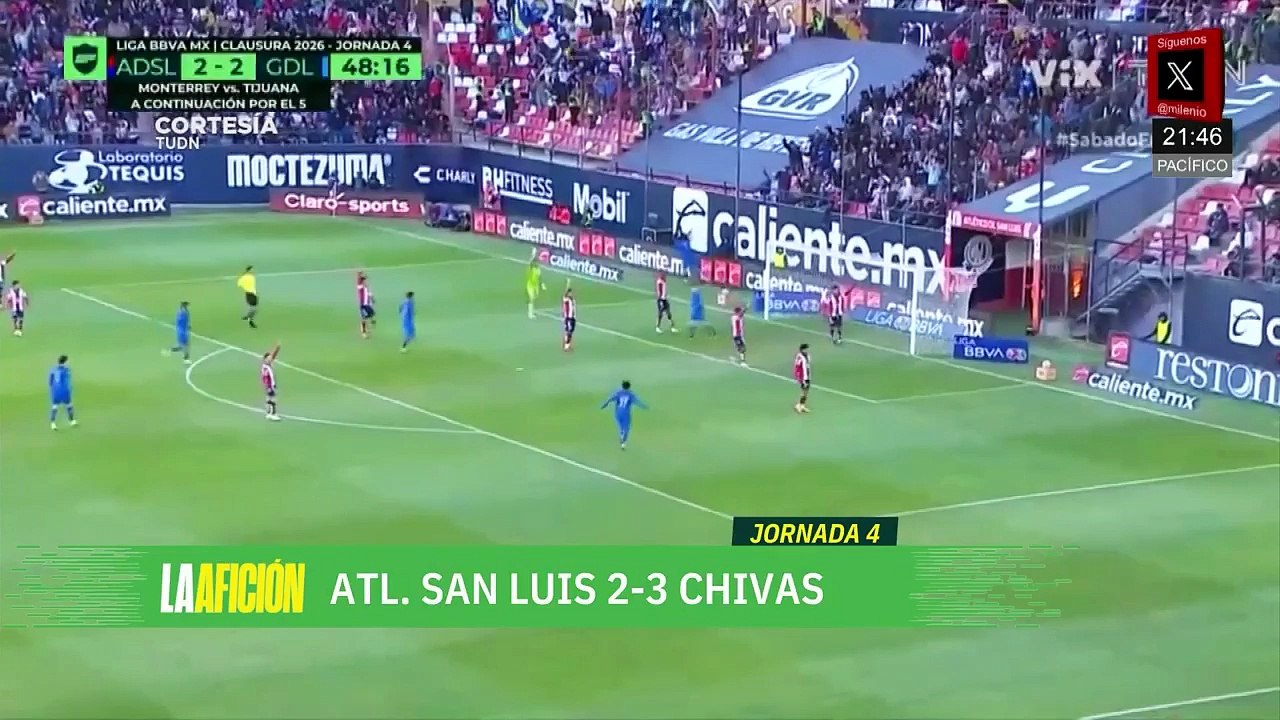 Chivas gana con gol de tecnología y sigue líder del Clausura 2026