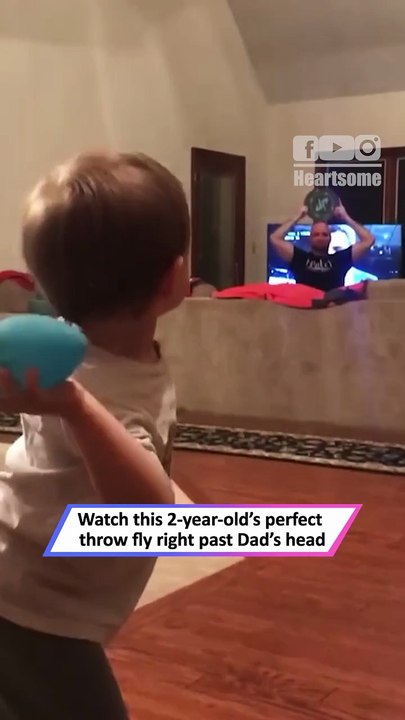 2-Year-Old Calvin’s ‘Trust Trickshot’ Is the Most Impressive Thing You’ll See!|| Heartsome 💖