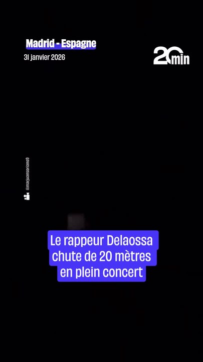 Chute de 20 mètres en plein concert : le rappeur Delaossa frôle le drame