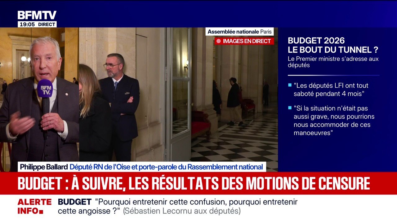 Budget: "Nous on préfère des économies dans les dépenses inutiles", déclare Philippe Balard, député RN