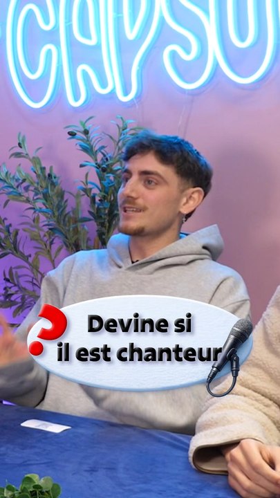 Devine s’il est chanteur ??!!