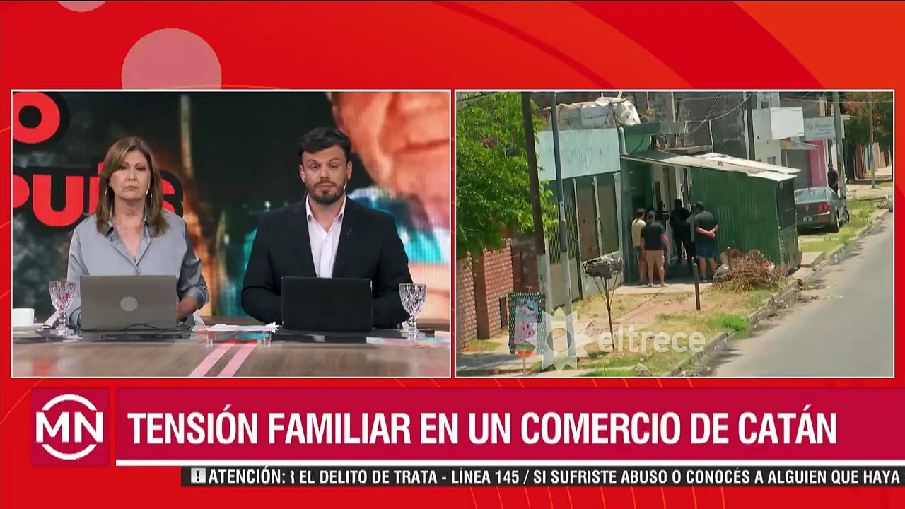 Tremendo momento: un hombre con un cuchillo amenazó a un cronista de El Trece en medio de un móvil