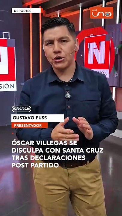 Luego de las declaraciones que generaron polémica tras el partido frente a México, el director técnico Óscar Villegas ofreció disculpas a Santa Cruz, buscando aclarar sus dichos y bajar la tensión generada en el entorno futbolístico.