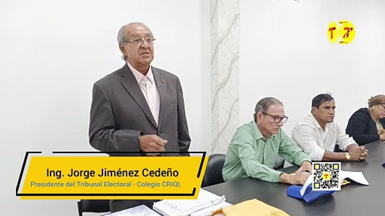 PRESIDENTE DEL TRIBUNAL ELECTORAL DEL CRIQL PROCLAMÓ LA VICTORIA QUE ALCANZÓ LA LISTA 1