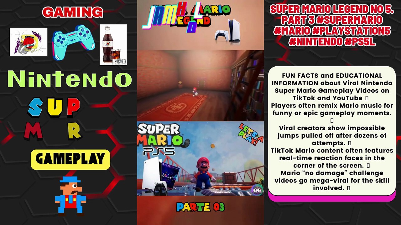 #NINTENDO SUPER MARIO #GAMEPLAY🎮 Ep5 Super Mario Legend No 5. Part 3 #supermario #mario #playstation5 #nintendo #ps5l