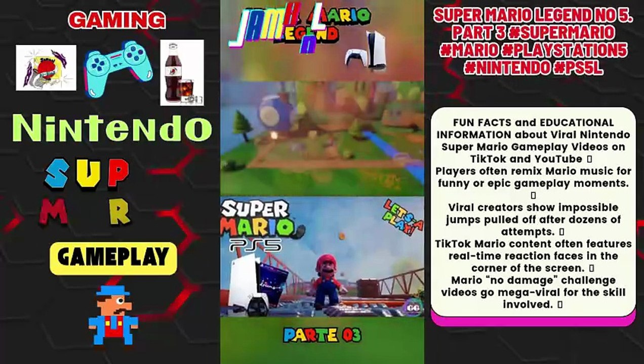 #NINTENDO SUPER MARIO #GAMEPLAY🎮 Ep7 Super Mario Legend No 5. Part 3 #supermario #mario #playstation5 #nintendo #ps5l