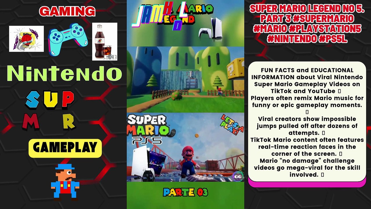 #NINTENDO SUPER MARIO #GAMEPLAY🎮 Ep8 Super Mario Legend No 5. Part 3 #supermario #mario #playstation5 #nintendo #ps5l