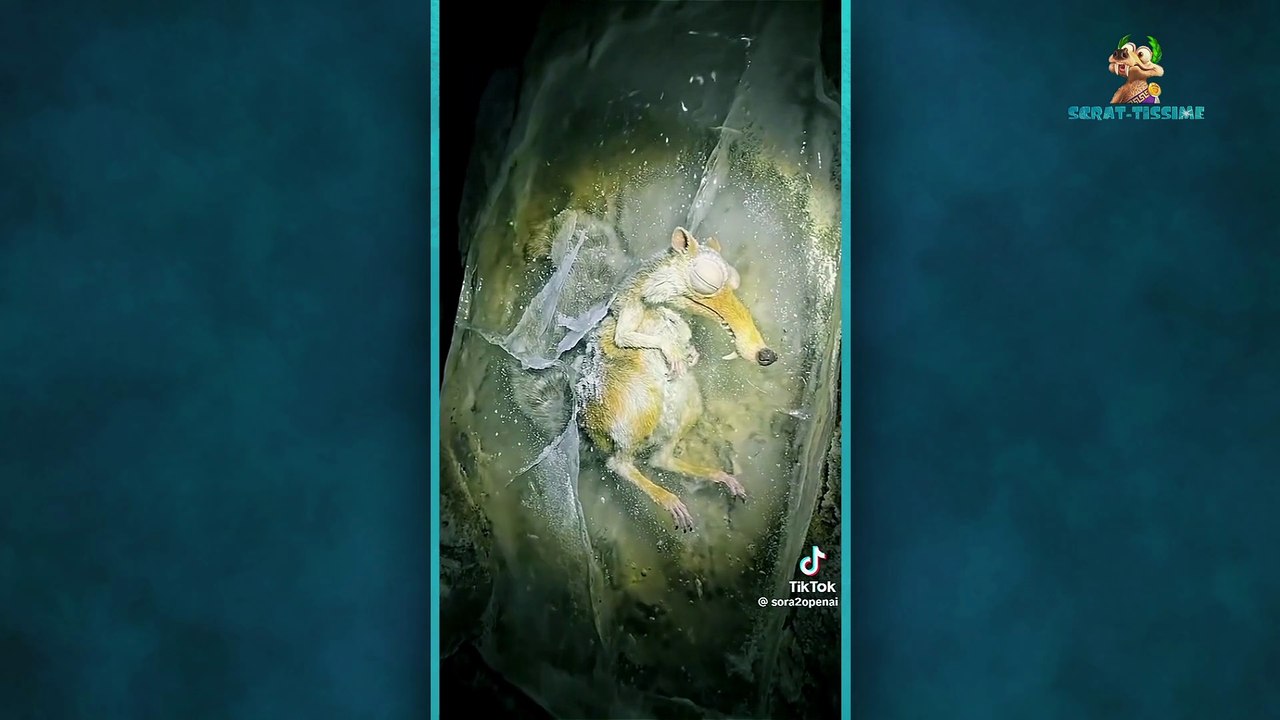 SCRAT'S ORIGINS - ICE AGE CHARACTERS FOUND FROZEN IN A CAVE - 21 - AI