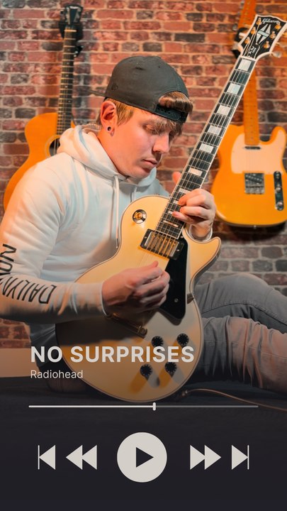 Radiohead - No Surprises (Guitar Cover)