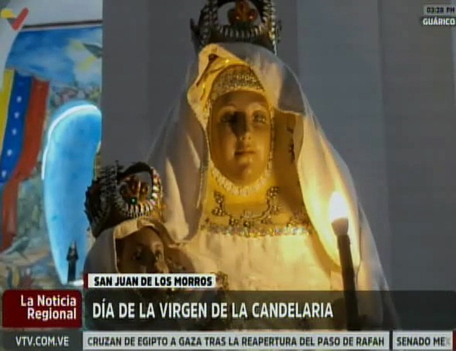 Feligreses de Guárico honran y celebran el Día de la Virgen de La Candelaria