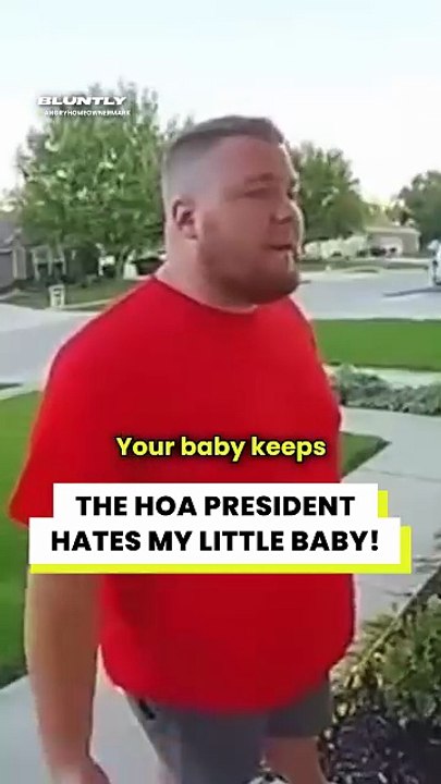 The HOA have a problem with my child