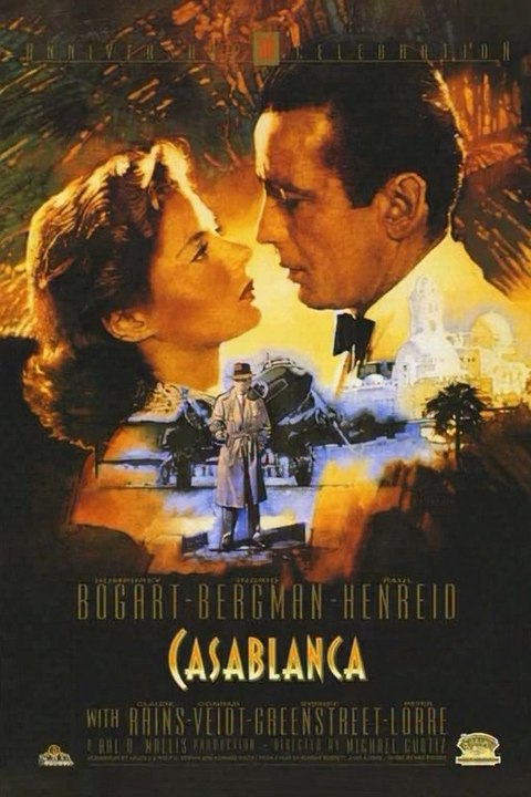 Casablanca (1942)The sixteenth movie to win the Academy Award for Best Picture.