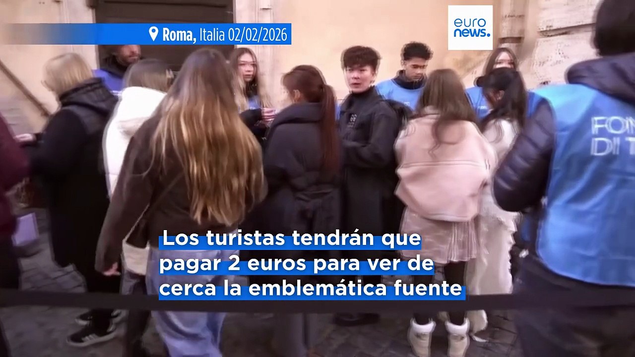 Roma cobrará a los turistas por acercarse a la Fontana de Trevi en 2026