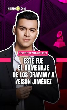 La Academia de los Grammy rindió un sentido homenaje póstumo al gran Yeison Jiménez tras su trágica partida el pasado 10 de enero.