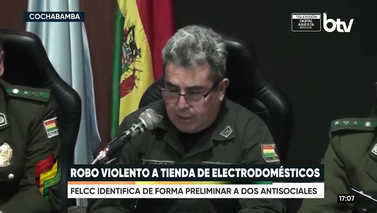 Identifican a dos antisociales que se llevaron $us 130.000 de una tienda de electrodomésticos de Cochabamba