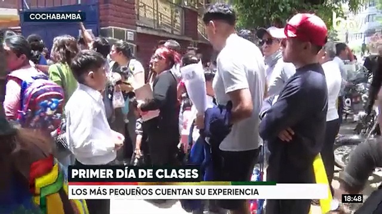 Alegría y altas expectativas marcan el inicio de clases en Cochabamba