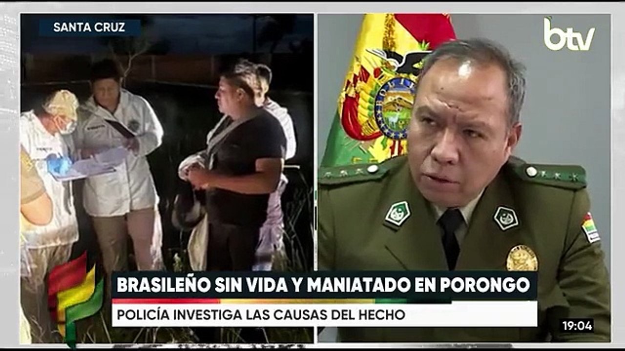 Ciudadano brasileño hallado sin vida en Porongo ingresó a Bolivia el pasado martes