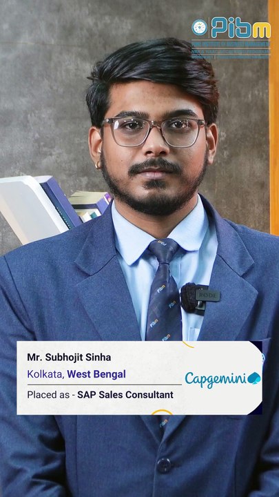PIBM to Capgemini | SAP Consultant | MBA & PGDM |Subhojit Sinha: Batch 2024–26