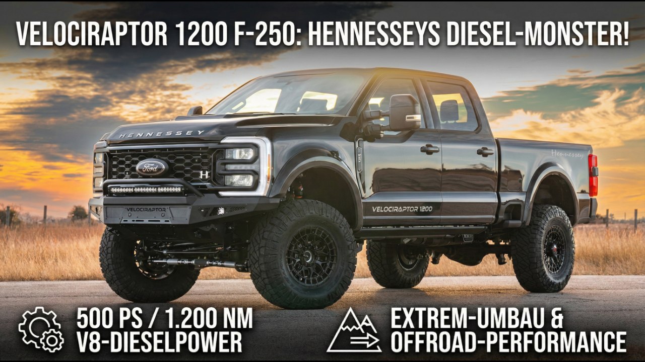 Das ist der VelociRaptor 1200 F-250 mit V8-Dieselpower