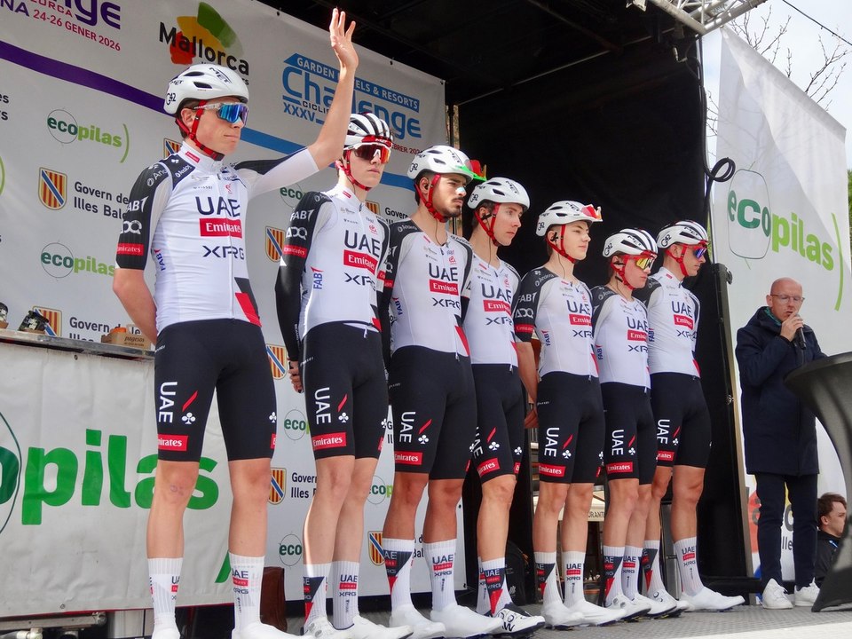 Classement UCI équipes 2026 : UAE Team Emirates XRG en tête