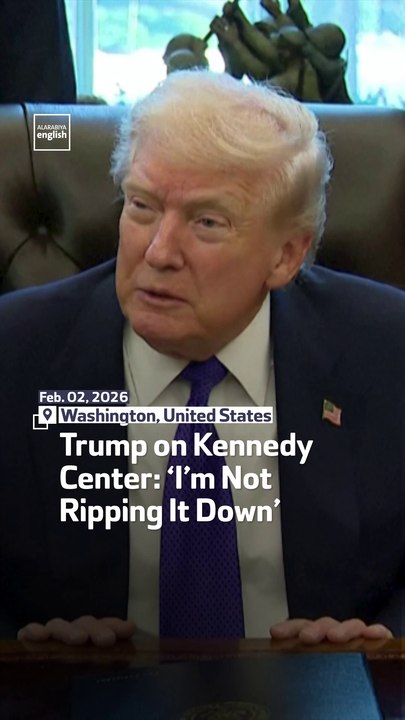 Trump On Kennedy Center: ‘I’m Not Ripping It Down’