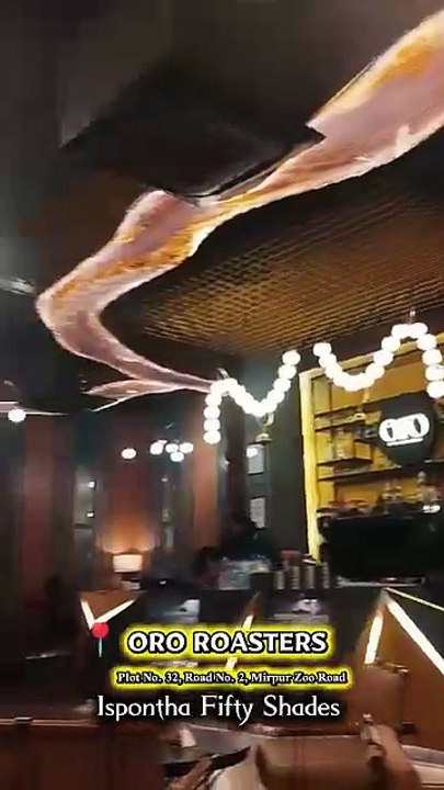মুড সত্যি ভাল হয়ে যায় এতো সুন্দর Ambiance এ -Ispontha Urmi  📍Oro Roasters Restaurant