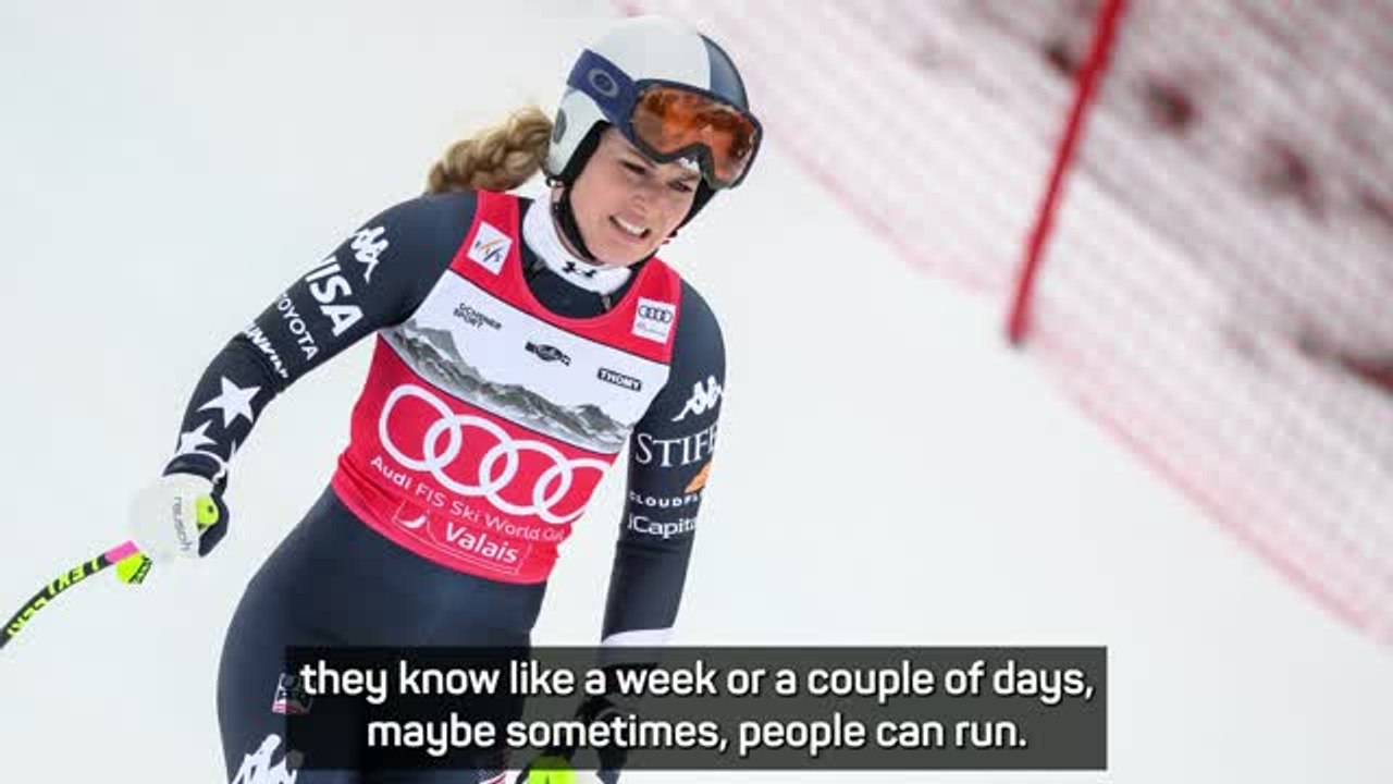 Diggs praises Vonn's 'mental toughness' to compete at Olympics with torn ACL