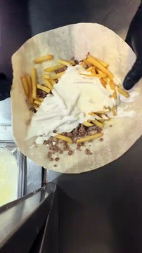 How To Make French Tacos Viande & Sauce Gruyère #BR3 #tacos #eating #FrenchTacos #foodlover