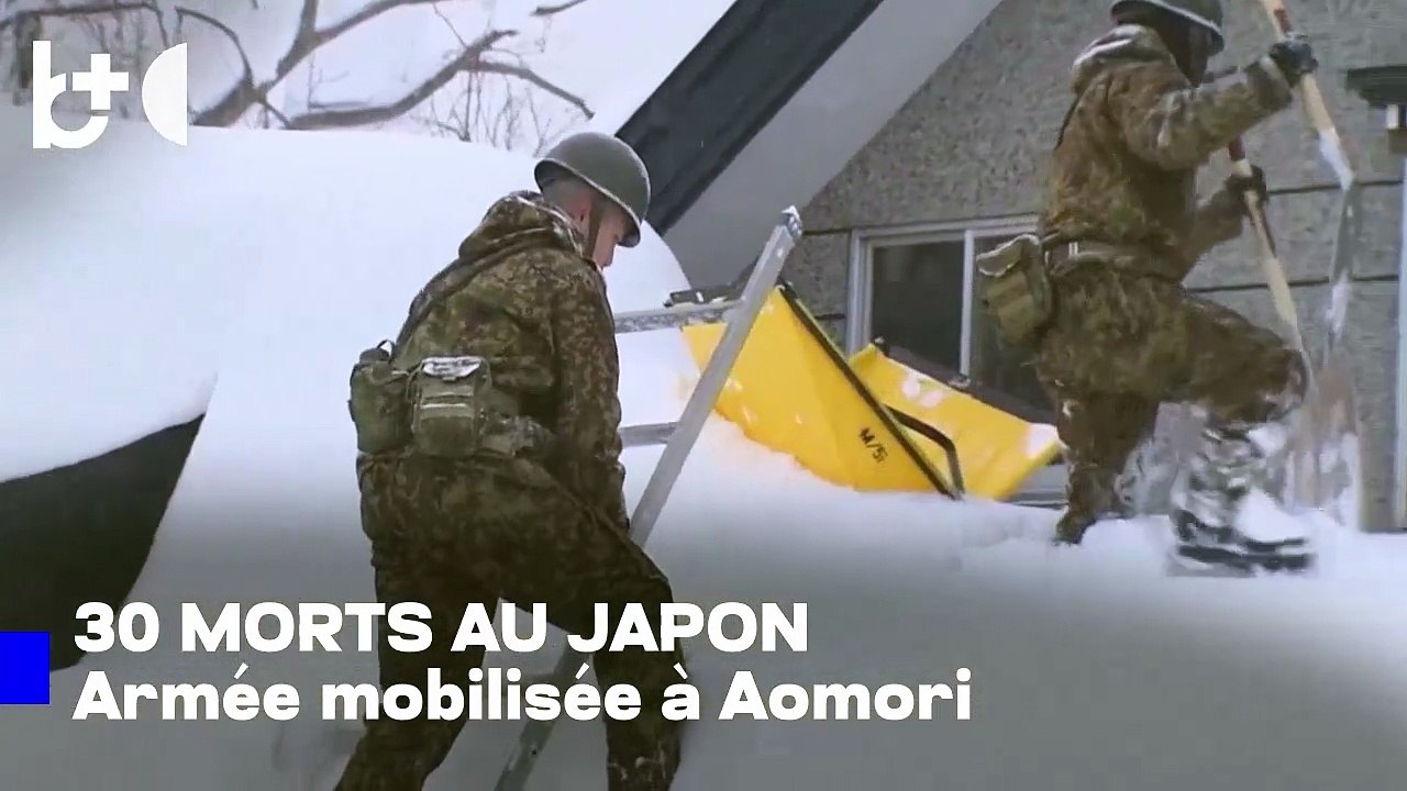 Pays 'enseveli' sous 4,5 m de neige; 30 morts en deux semaines, hiver terrifiant au Japon