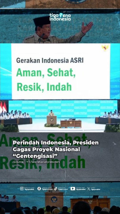 Perindah Indonesia, Presiden Bakal Gagas Proyek Gentengisasi