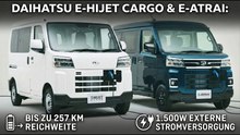 Power to go: 1.500W im Daihatsu e-Hijet Cargo & e-Atrai für Camper & Handwerker