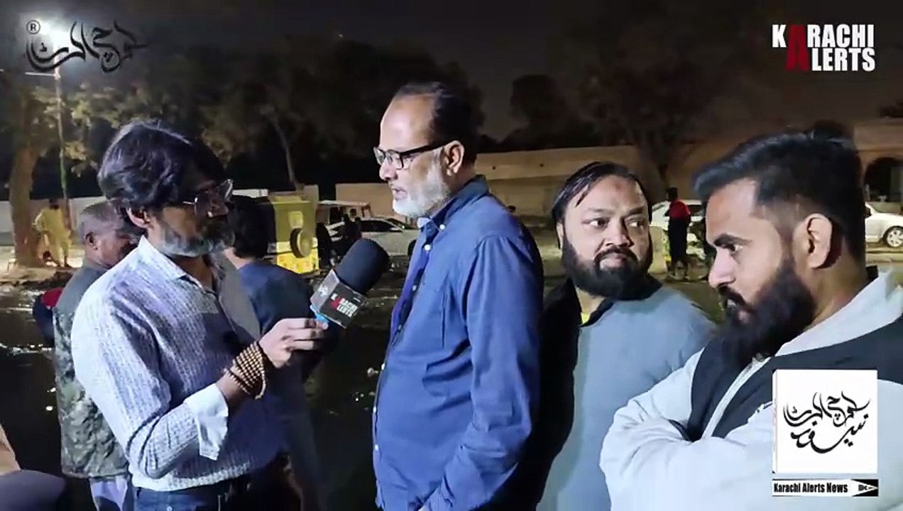 #KarachiAlerts :: Chairman #FarhanSohail was present at the Shadman Town drain with his team | #News