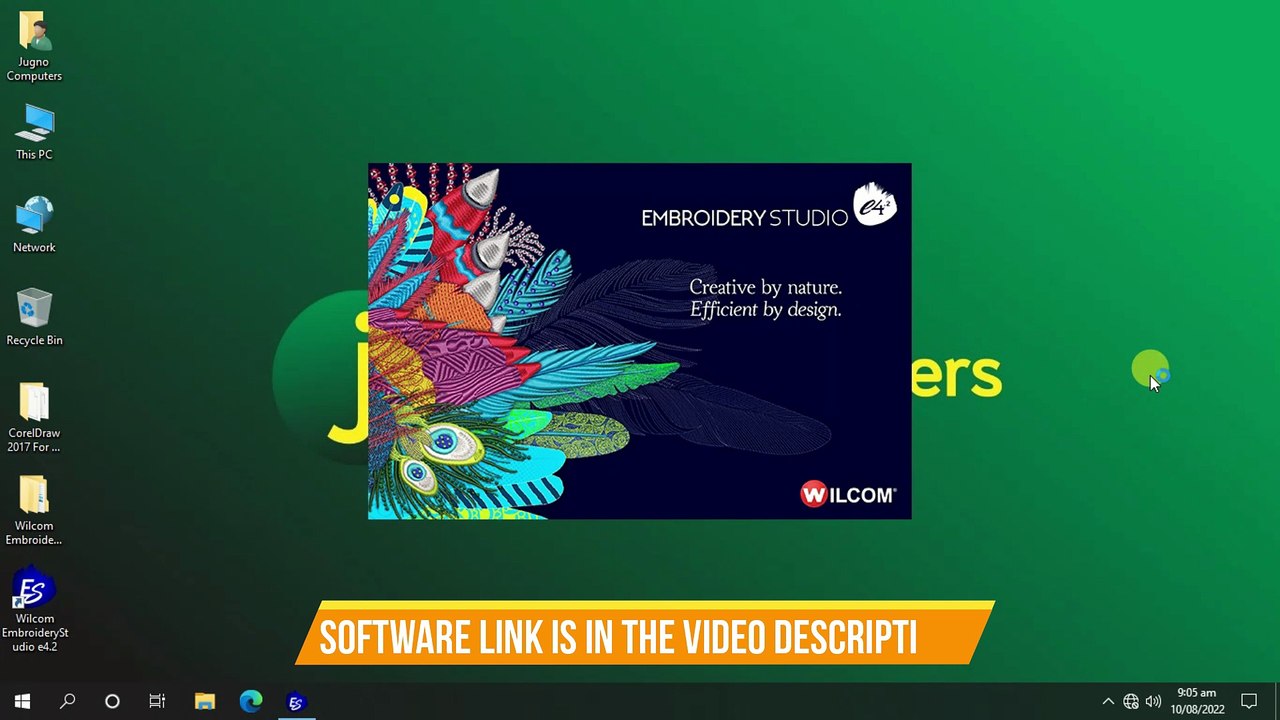 Installation Wilcom Embroidery Studio e4.2 Cofiguration with CorelDRAW 2017 - Windows 10 - Supported all build of Windows 10
