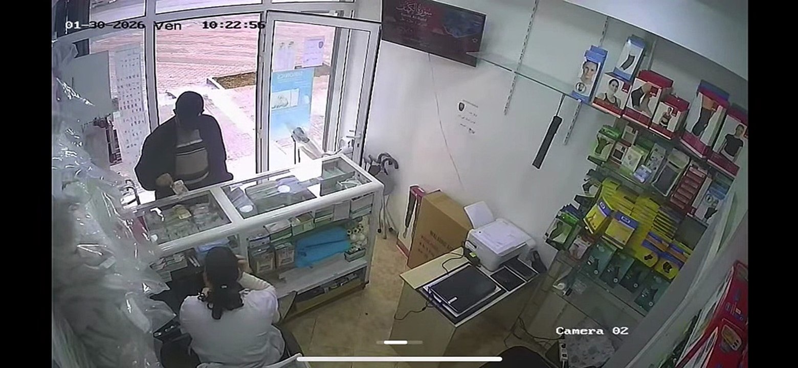 عملية نصب من رجل على فتاة داخل محل لبيع لوازم طبية في الحي المحمدي Casablanca