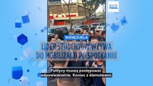 Lider studentów wzywa do mobilizacji po spotkaniu z Delcy Rodríguez