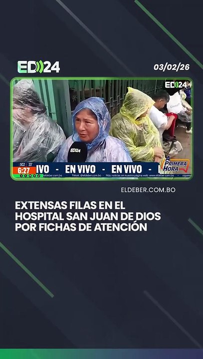 Extensas filas en el hospital San Juan de Dios por fichas de atención